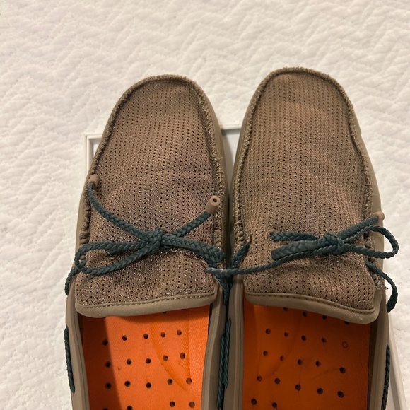 Swims Men’s Braided Lace Loafer Dark Beige Size 9 - Picture 12 of 16